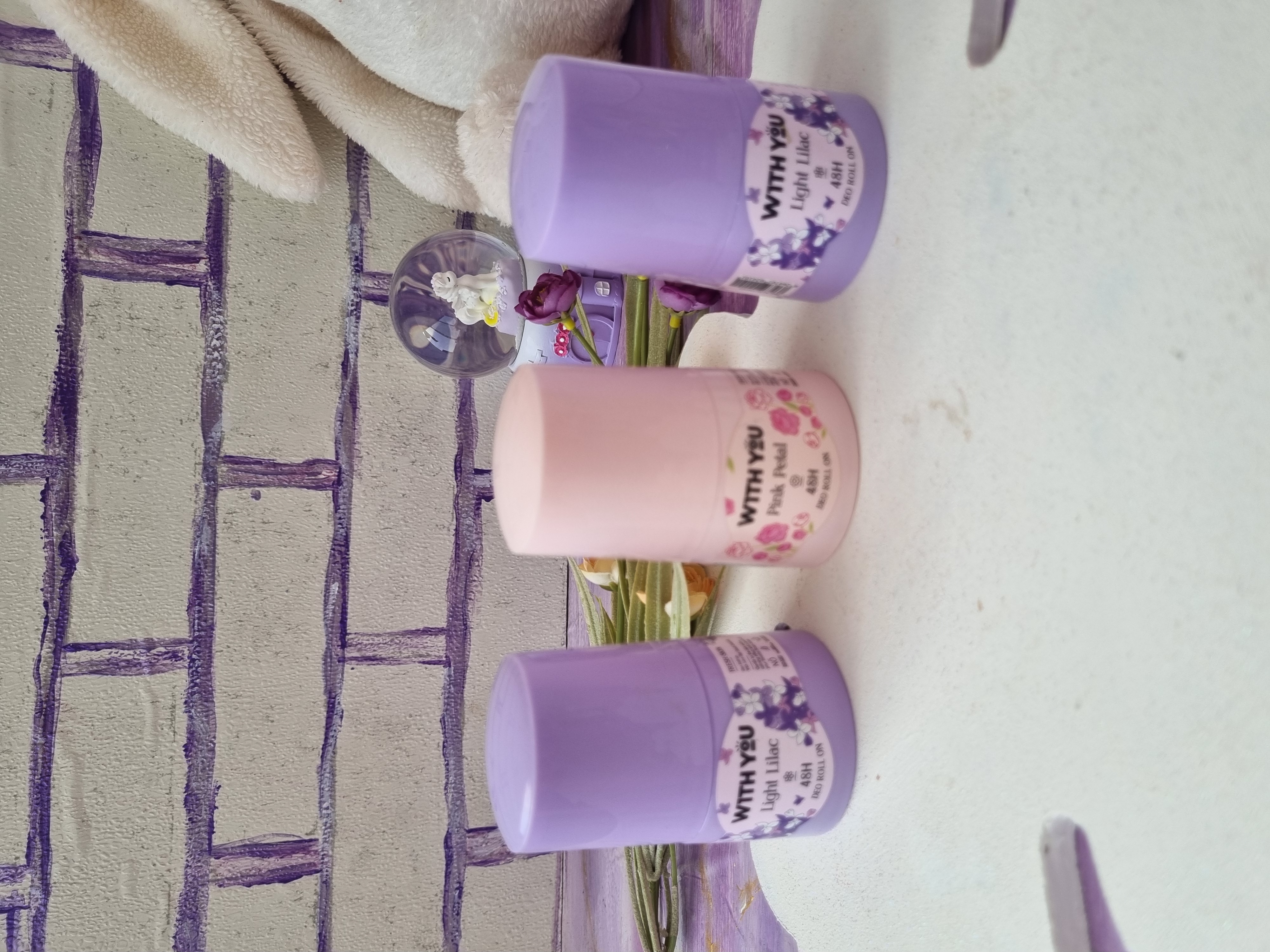 مام رول ضد تعریق زنانه ویت یو مدل  صورتی Light Lilac بنفش/pink petal