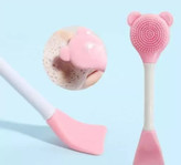 براش ماسک دو طرفه سلیکونی یک طرفش مخصوص شستشو صورت یک طرفش برای ماسک زدن