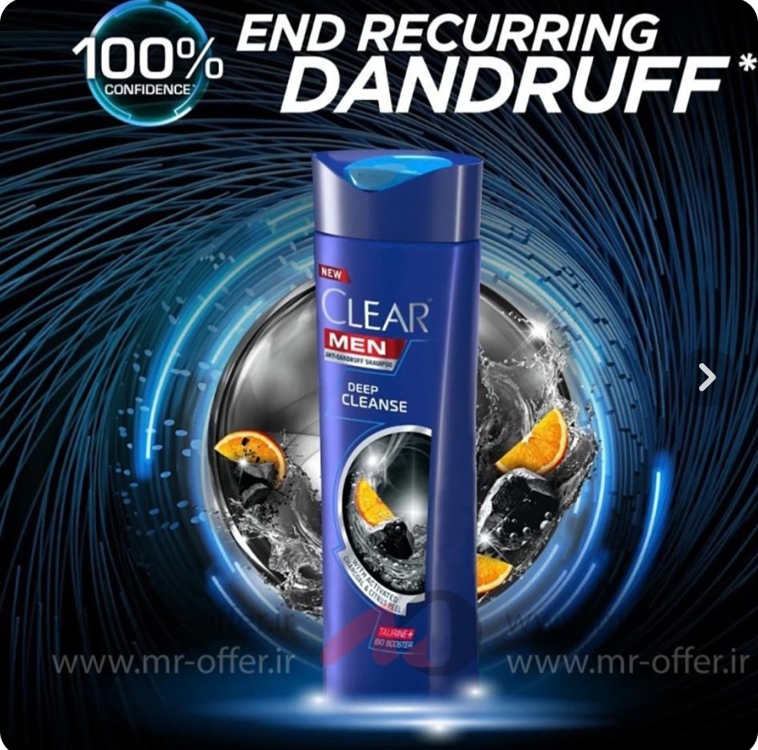 شامپو ضد شوره کلیر مردانه اورجینال طرح جدید