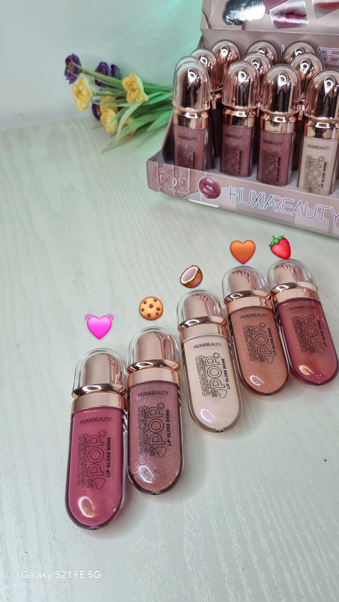 لیپ گلاس  (شاین لب ) طرح kiko,کیکو سری قهوه ای