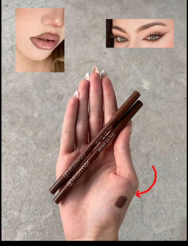 مداد چشم شمعی قهوه ای(مناسب لب و چشم )